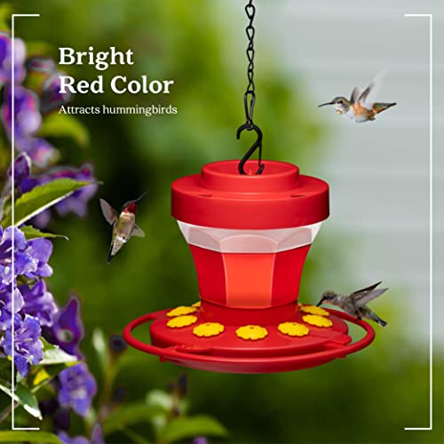 Hummingbird Flower Feeder , Red