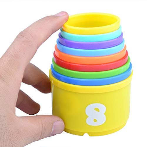 Stacking Cup Training Treat Toys for Parrots