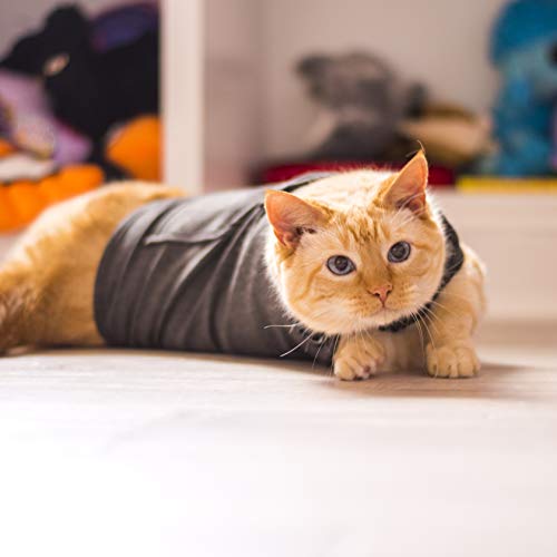 Thundershirt Cat Anxiety Jacket, Medium, Heather Gray