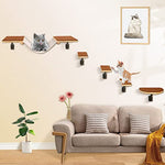 Load image into Gallery viewer, Cat Wall Bridge Wall Mount Perch Cloud Shelf Board 70&quot;
