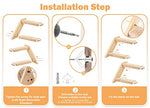 Load image into Gallery viewer, Cat Climbing Stair Shelf Wall Mounted Reversible Left &amp; Right Direction, Cat Stairway Shelf for Climbing with Sisal Rope Ladder Cat Wall Furniture
