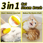 Load image into Gallery viewer, Cat Steam Brush: Hair Removal Steamy Pet Brush 3-in-1 Self-Cleaning Grooming Innovative Tool
