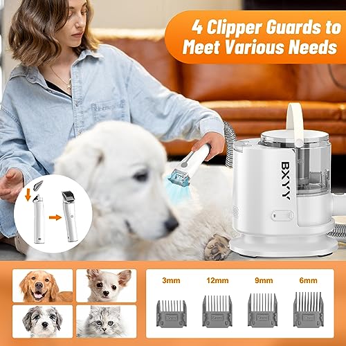Dog Grooming Kit & Vacuum Suction 99.99% Pet Hair