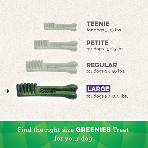 GREENIES Large Dog Dental Chews - 36oz, 24 Treats, Oral Health