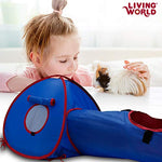 Load image into Gallery viewer, Small Animal Tunnel for Rabbits &amp; Guinea Pigs - Blue/Red
