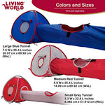 Load image into Gallery viewer, Small Animal Tunnel for Rabbits &amp; Guinea Pigs - Blue/Red
