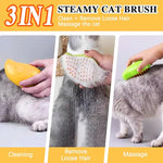 Load image into Gallery viewer, Cat Steam Brush: Hair Removal Steamy Pet Brush 3-in-1 Self-Cleaning Grooming Innovative Tool
