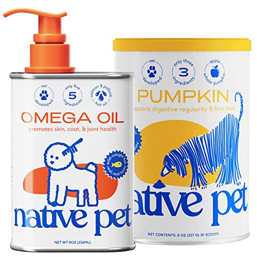 Omega Oil & Pumpkin Powder for Dogs | 8 Oz.