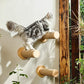 Cat Stairs Wall Mounted 11.8 Inch with Jute Scratching for Most Kitten, Medium and Large Cats, 2 of Pack
