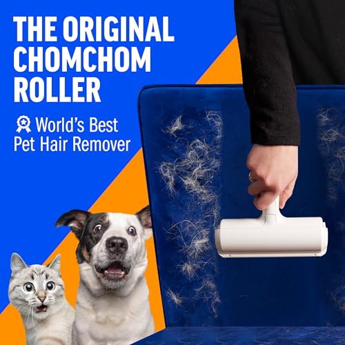 Roller Pet Chom Chom Multi-Surface Fur Removal Tool Hair Remover and Reusable Lint Roller