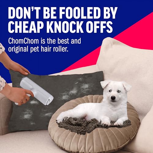 ChomChom Pet Hair Roller - Effective Fur Removal Tool for Furniture, Carpet & Clothing.