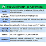 Load image into Gallery viewer, Premium QR Pet ID Tag - Purple Paw
