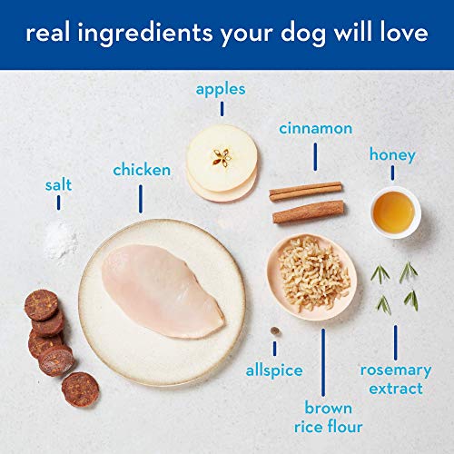 Chicken Apple Sausage Healthy All Natural Dog Treats Human Grade Made in USA 12.5 oz-Spot Farms
