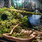 6" Galápagos Mossy Cave Hide - A cozy, moss-covered hide for reptiles and amphibians.