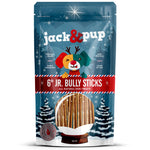 Load image into Gallery viewer, Jack&amp;Pup Dog 6&quot; Baby Bully Sticks for Dogs | Single Ingredient Dog Treat | Beef Bully Sticks for Puppies Teething - Limited Edition (10 Pack)
